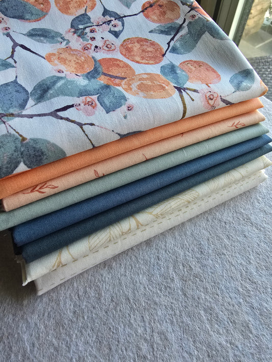 Apricot Summer - Curated Fat Quarter Bundle