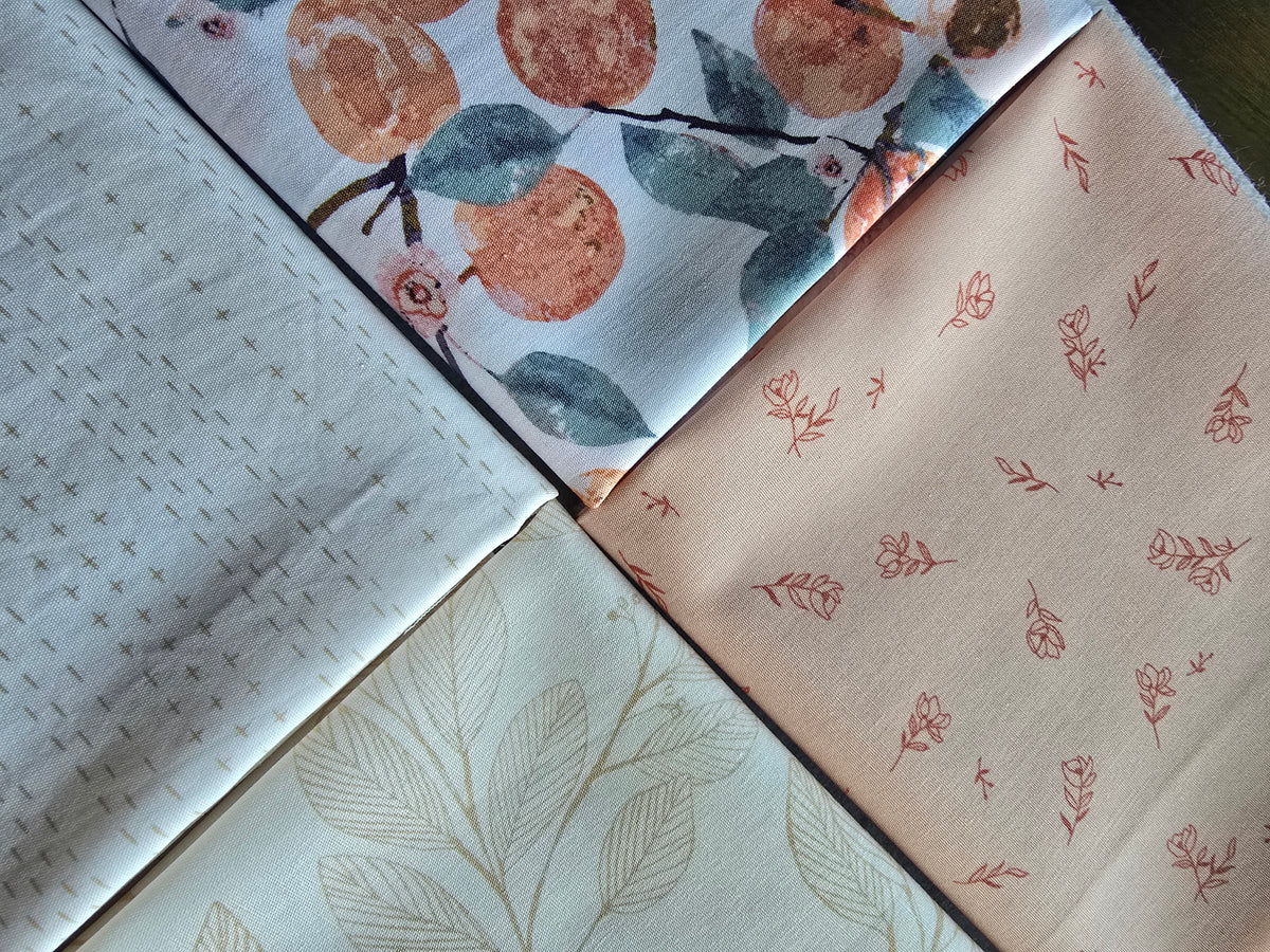 Apricot Summer - Curated Fat Quarter Bundle