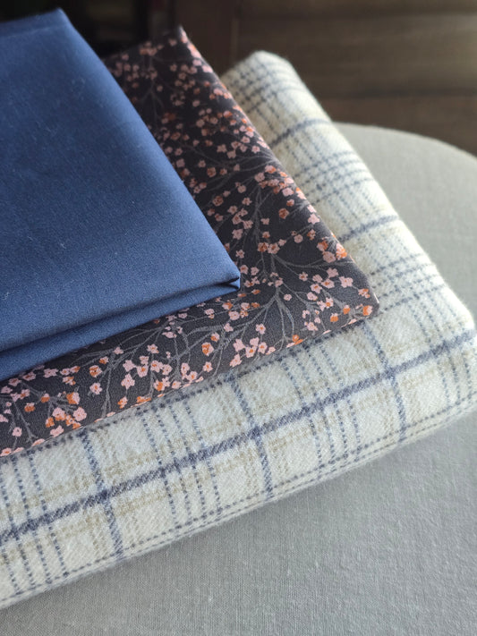 Whole Cloth Baby Quilt Kit- Evening Bloom